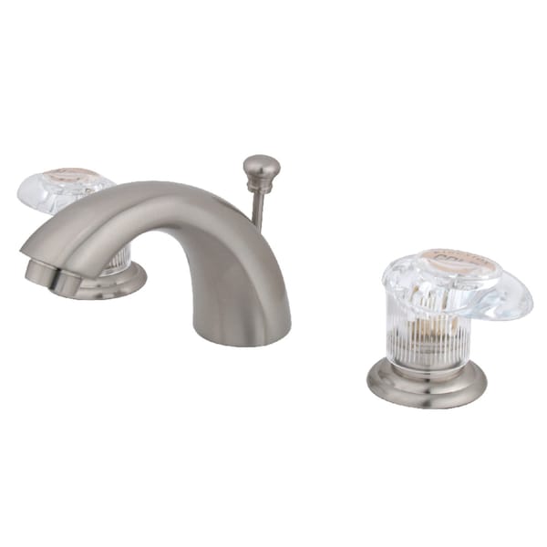 KB958ALL Mini-Widespread Bathroom Faucet, Brushed Nickel